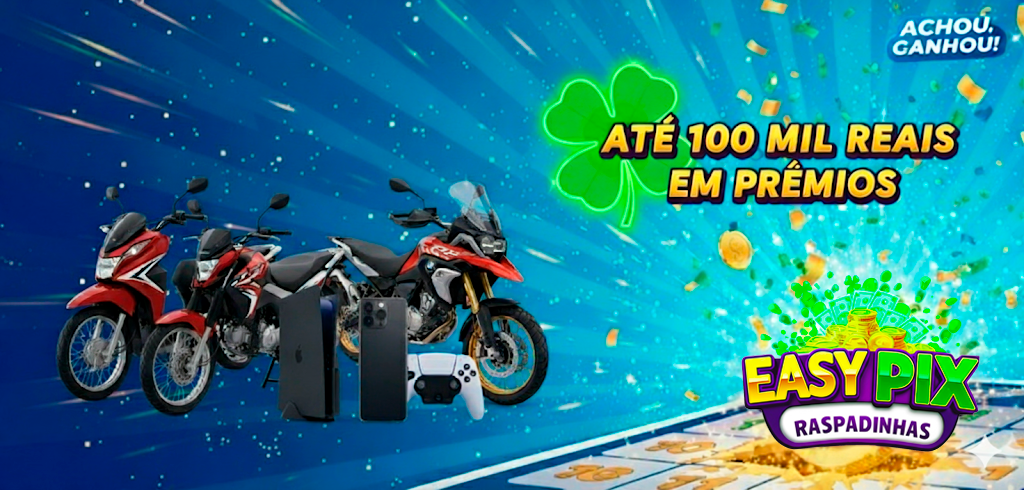 GANHE ATÉ 100 MIL REAIS EM PRÊMIOS NA HORA